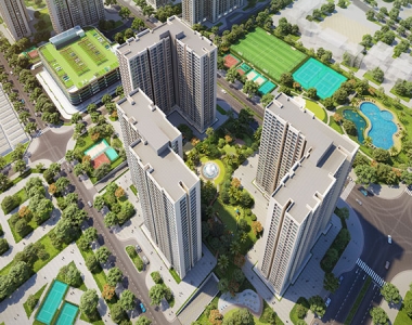 The construction complexes of Vinhomes Ocean Park 1, 2, and 3 