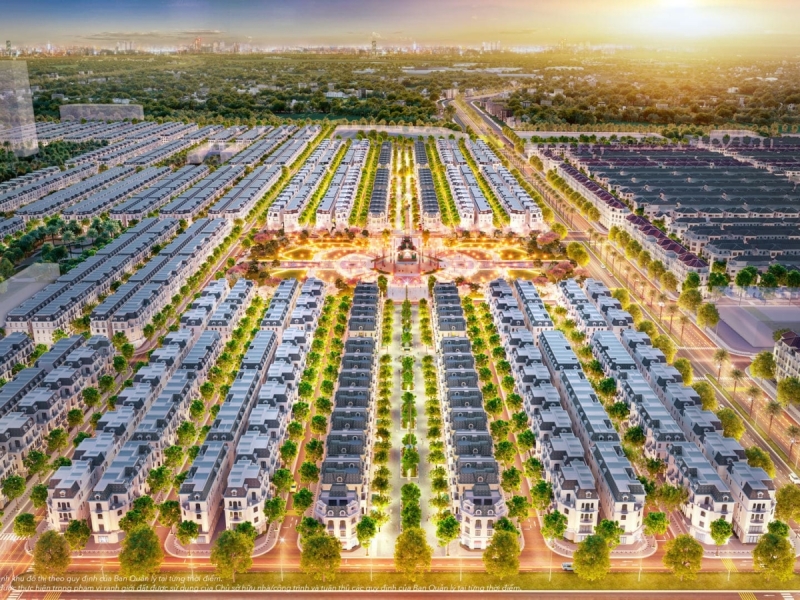 The construction complexes of Vinhomes Ocean Park 1, 2, and 3 